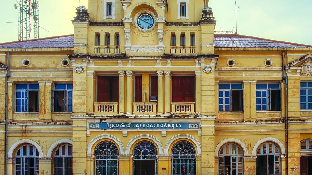 Hauptpost in Phnom Penh