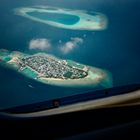 Hauptstadt Ari Atoll - Wasserflugzeug Aufnahme