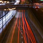 Hauptstraße bei Nacht