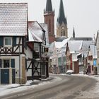 Hauptstraße in Bellheim Januar 2010