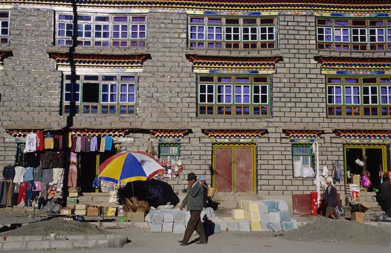 Hauptstrasse in Gyantse