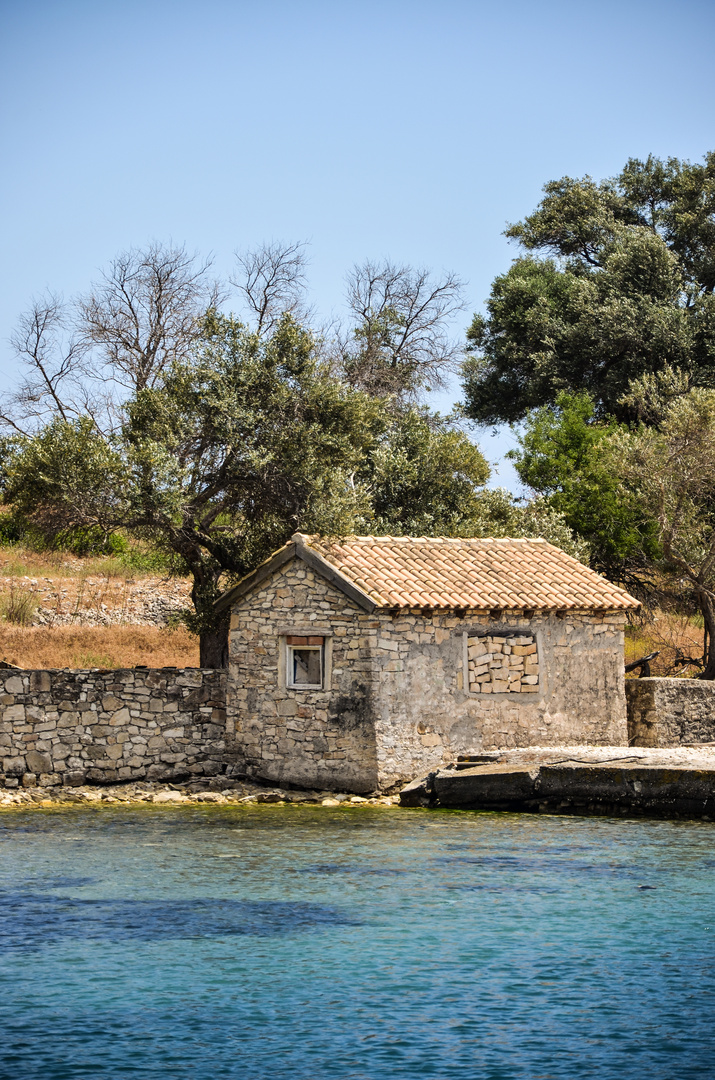 Haus am Hafen von Paxos