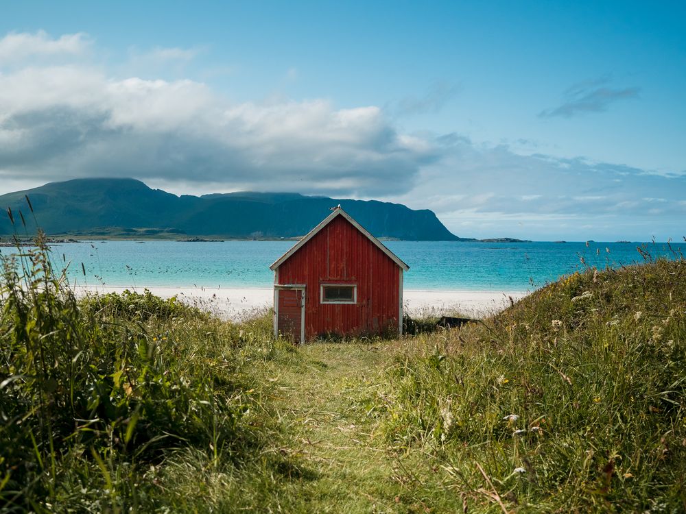 Haus am Meer Lofoten Foto & Bild europe, scandinavia