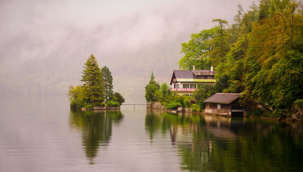 Haus am See Foto & Bild | europe, Österreich, landschaft ...