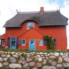 Haus am Strand vor der Insel Fehmarn