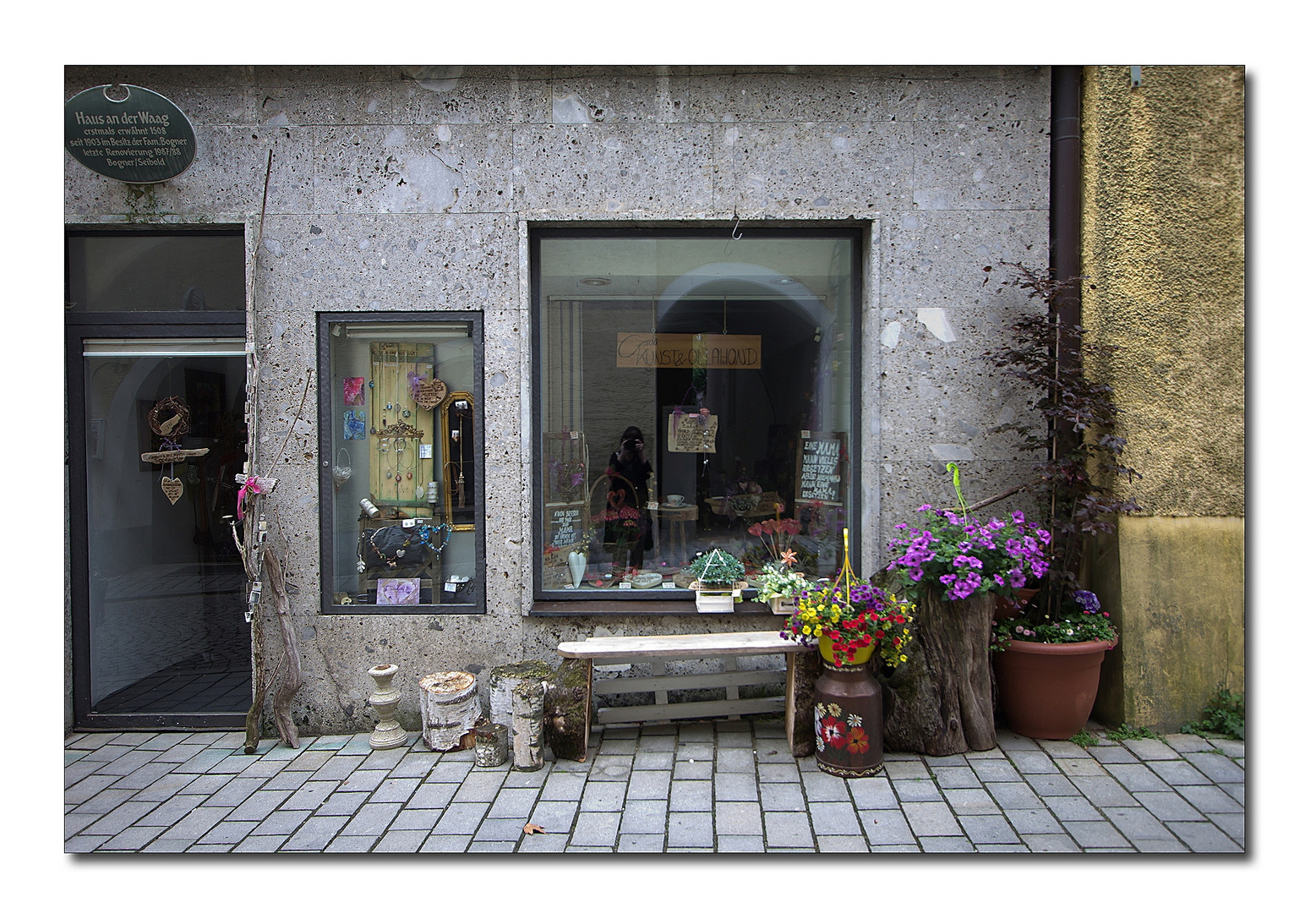 haus an der waag und ich gespiegelt ...