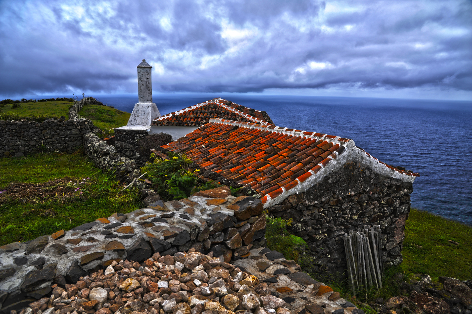 Haus auf der Insel Santa Maria ( Azoren )