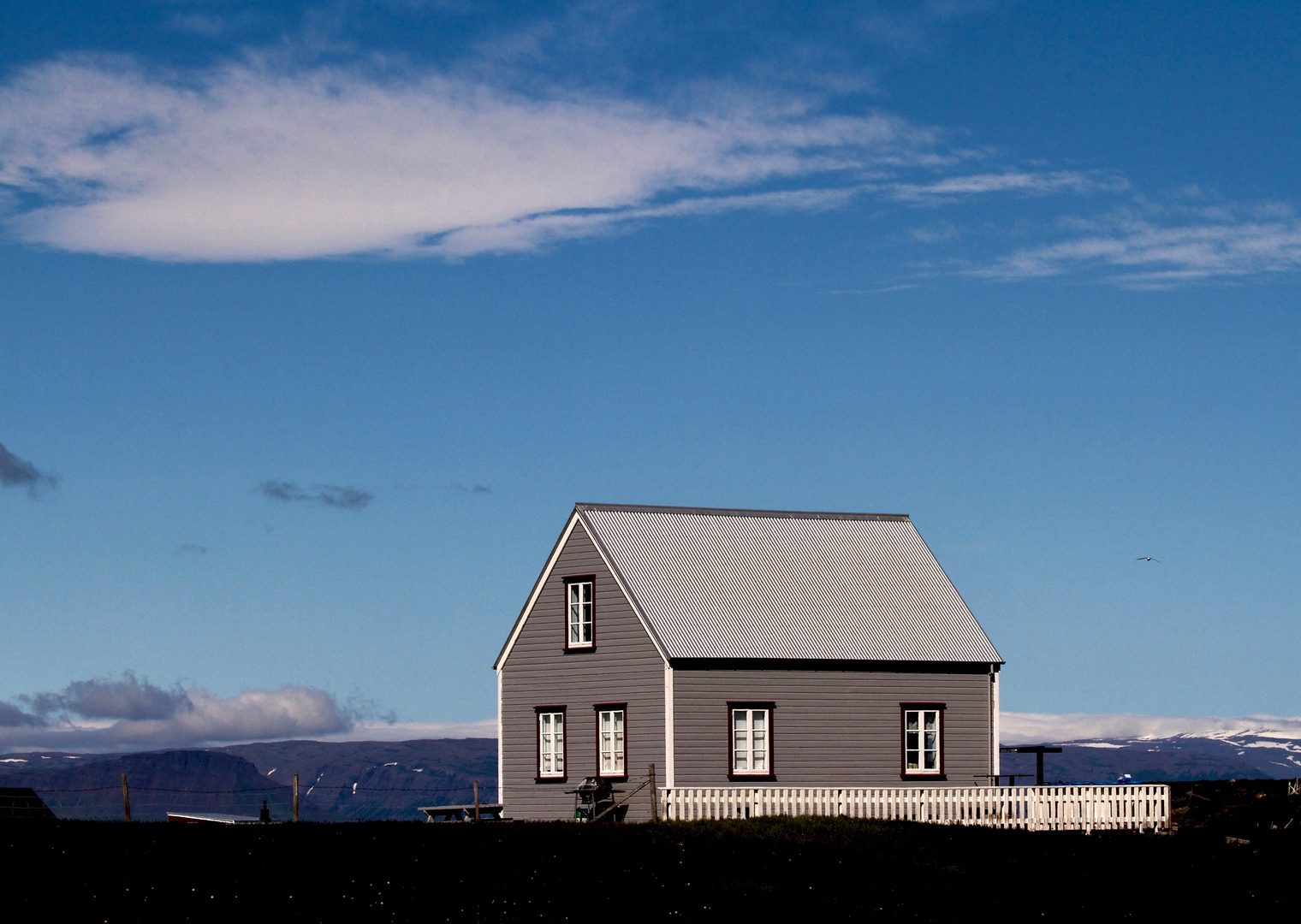 Haus auf Flatey.