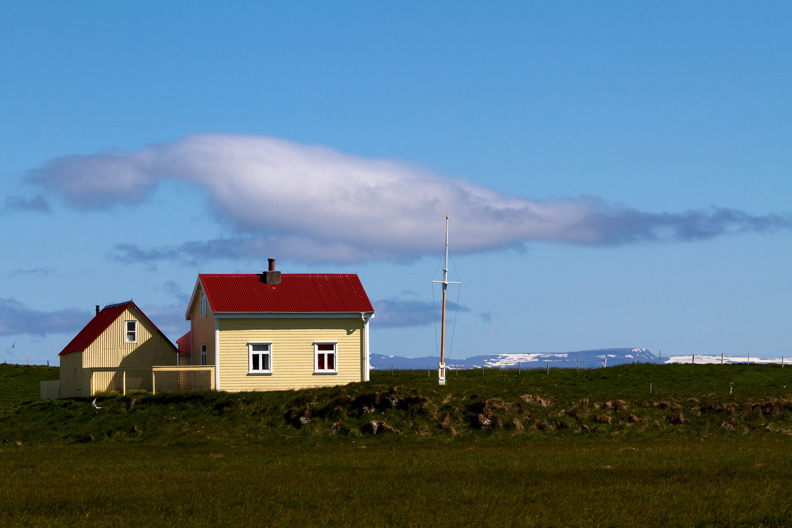 Haus auf Flatey...