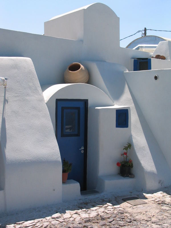 Haus auf Santorini