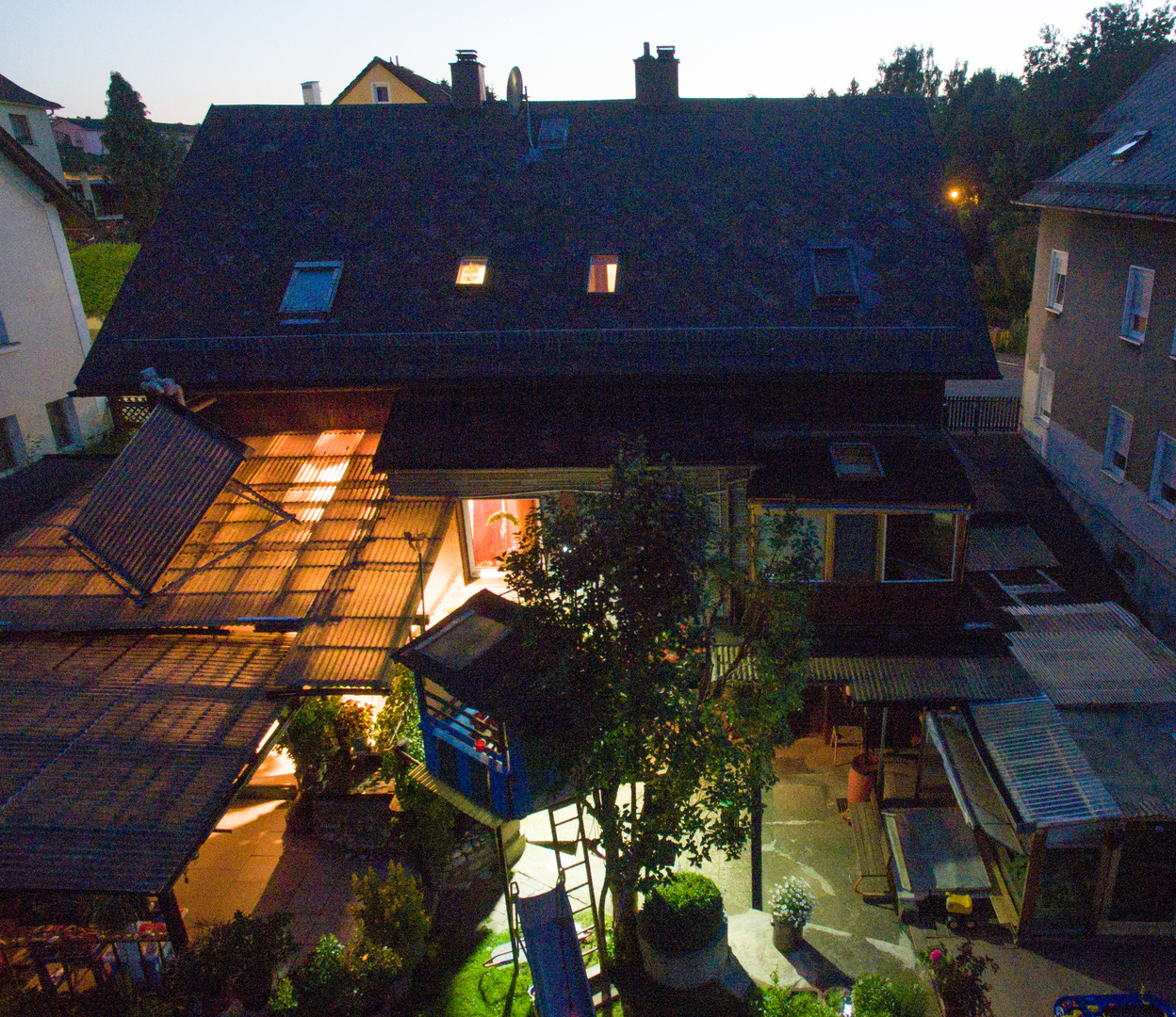 Haus bei Nacht