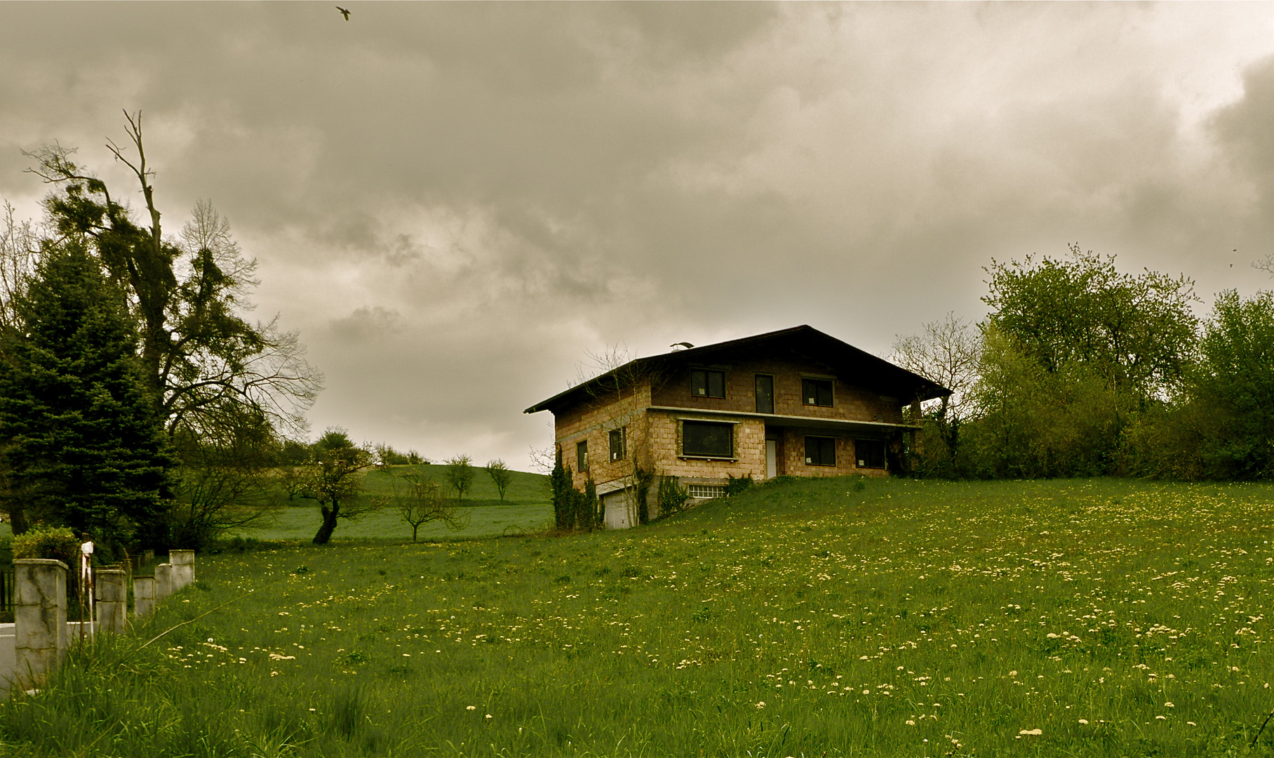 Haus - das nie ganz fertig wurde ....