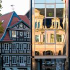 Haus des Bürgermeisters der Altstadt Braunschweig - gespiegelt