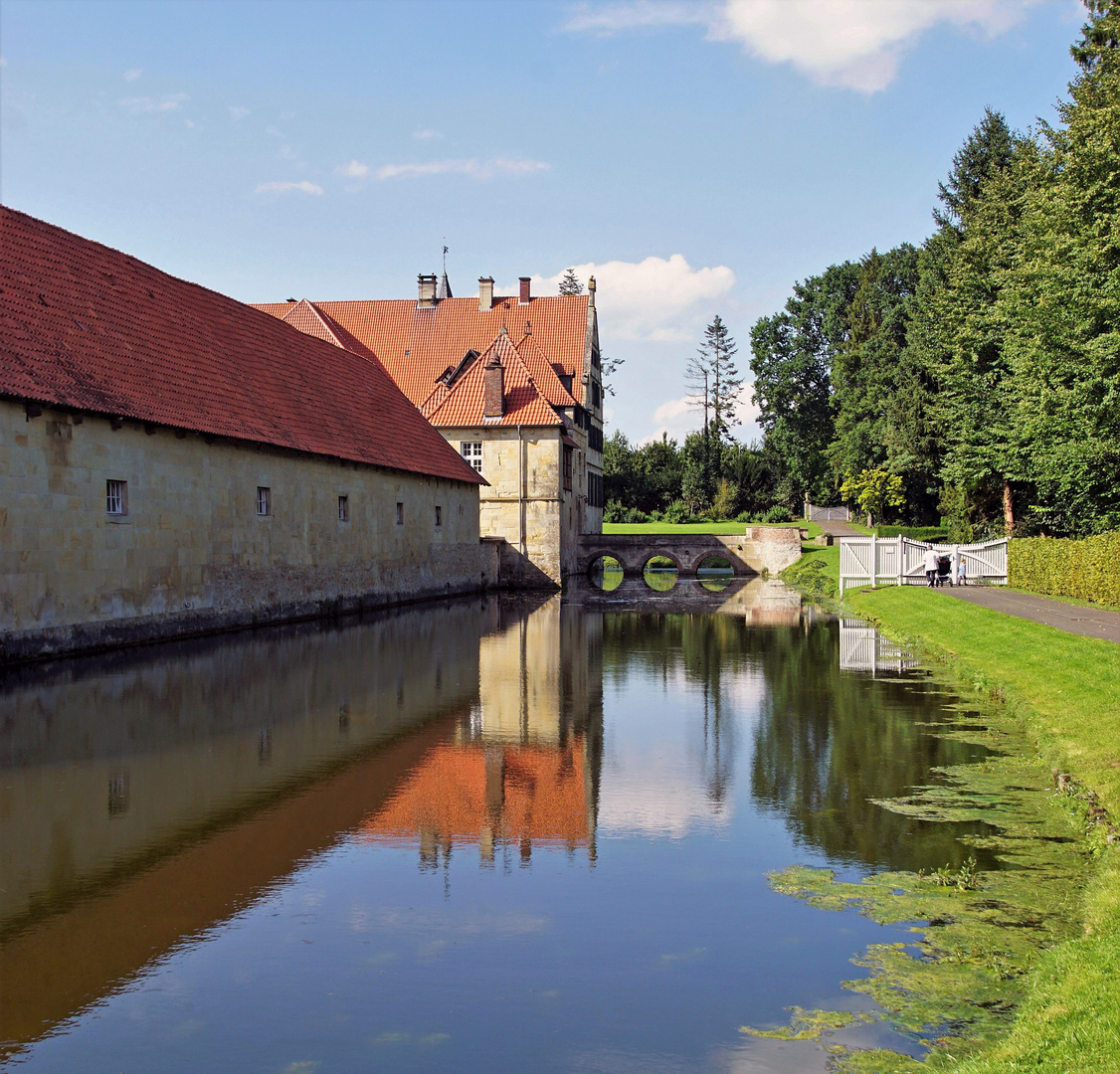 Haus Havixbeck gespiegelt.