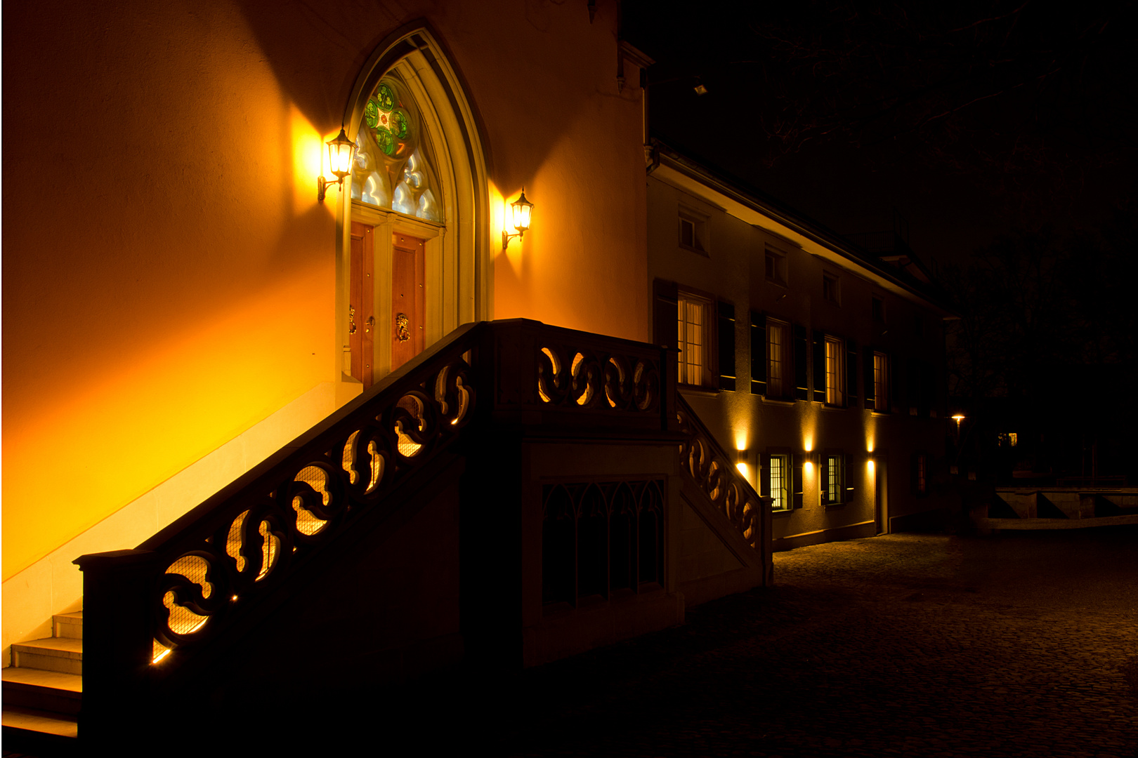 Haus im Abendkleid