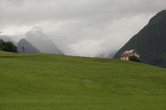 Haus im Fjaerlandsfjord