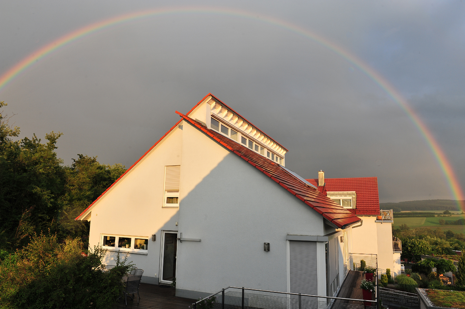 Haus im Regenbogen