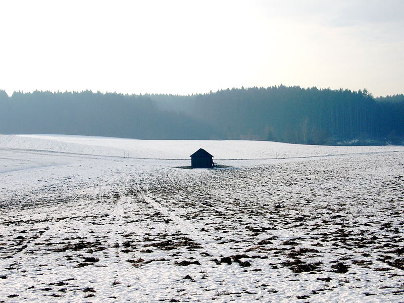 Haus im Schnee