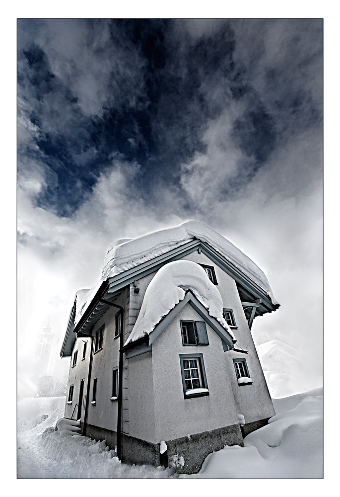 Haus im Schnee