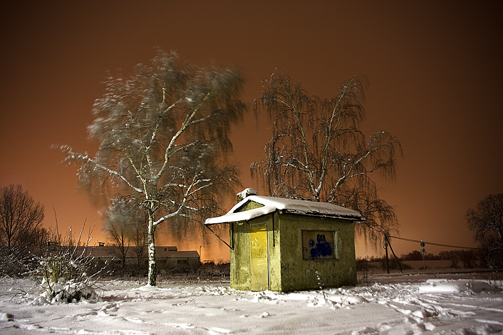 Haus im Schnee...