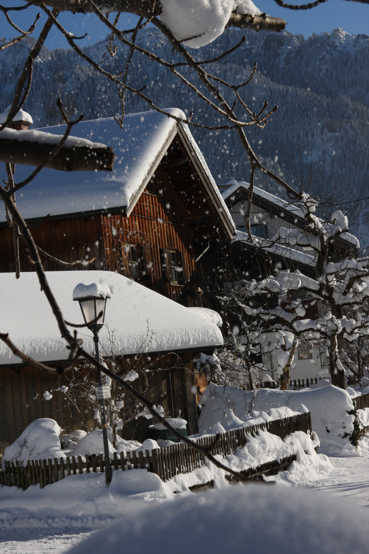 Haus im Schnee