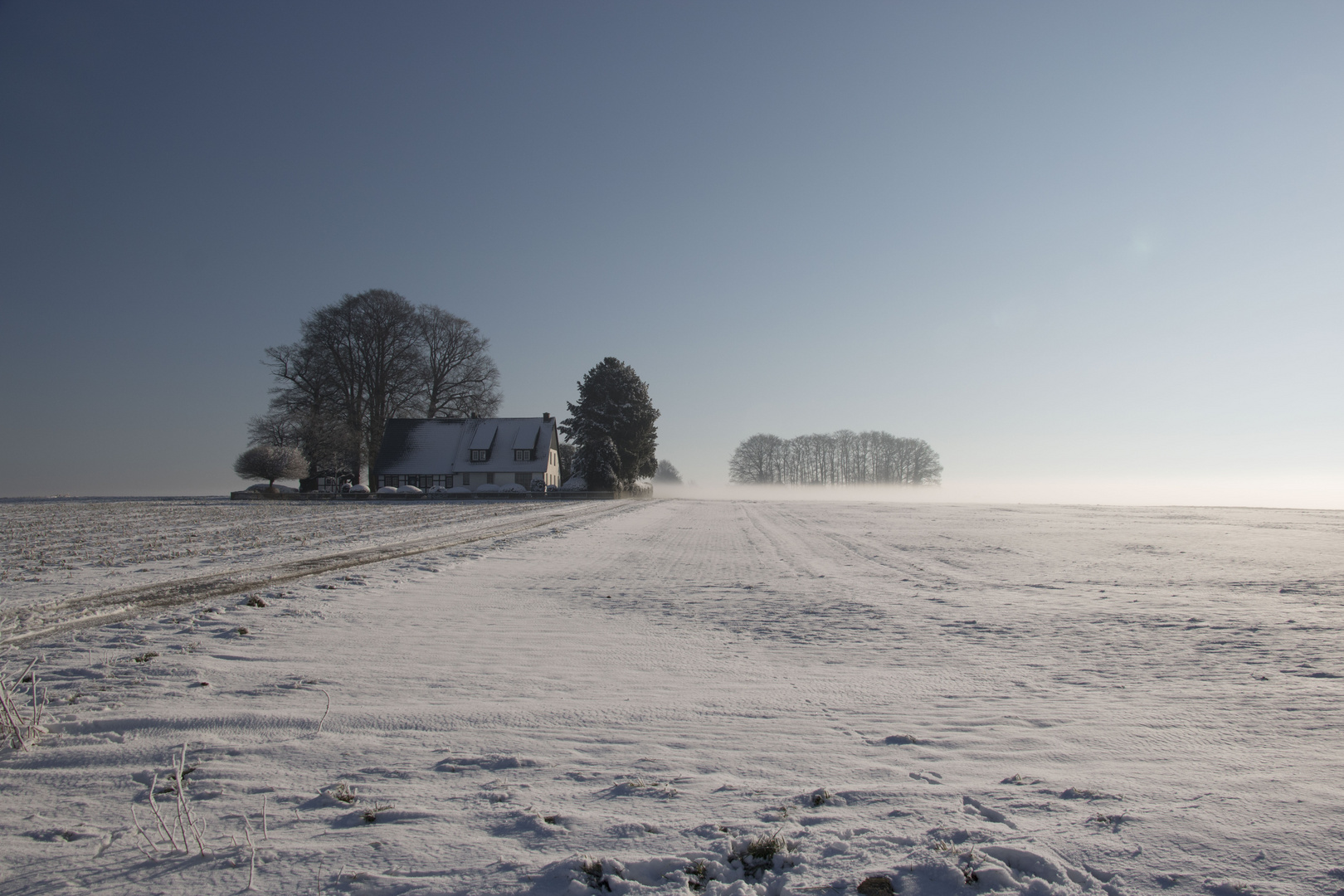 Haus im Schnee