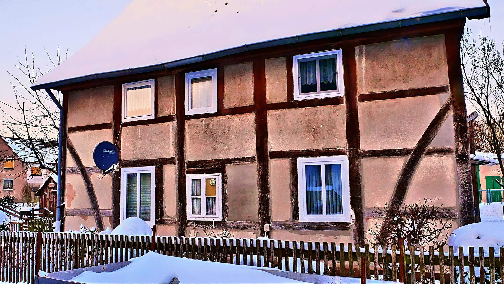 Haus im Schnee