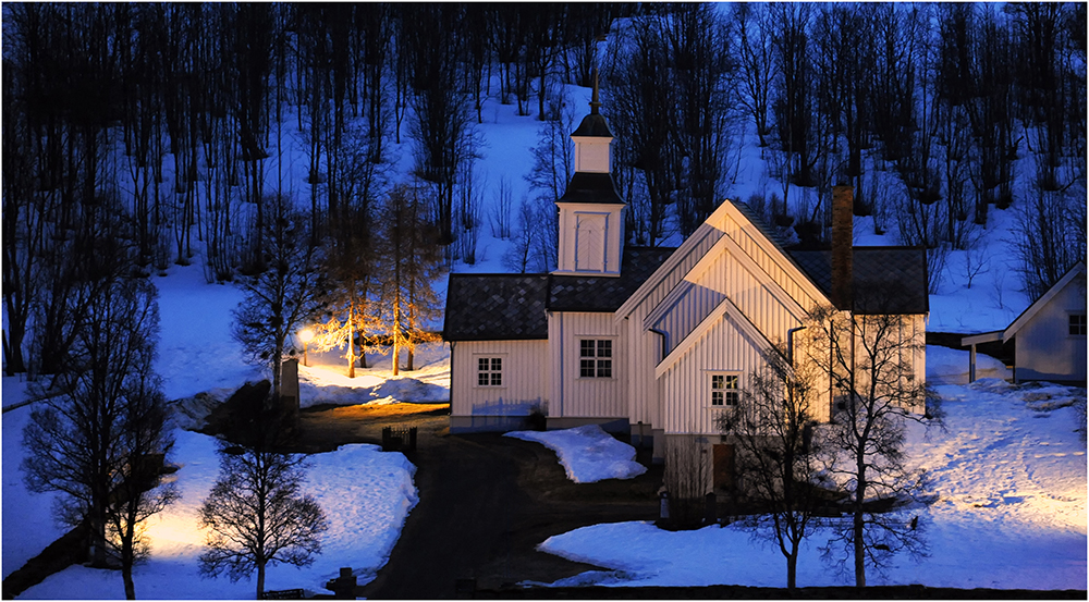 Haus im Schnee