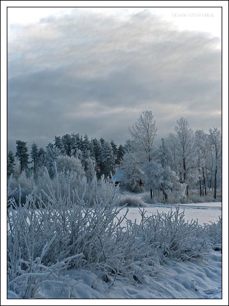 Haus im Schnee