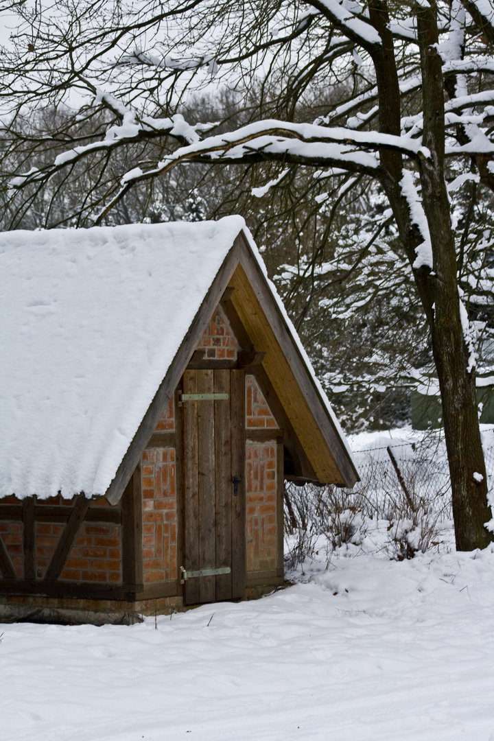 Haus im Schnee