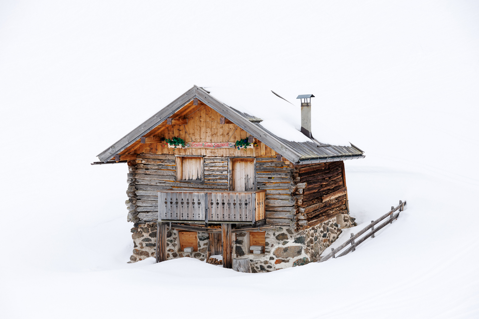 Haus im Schnee