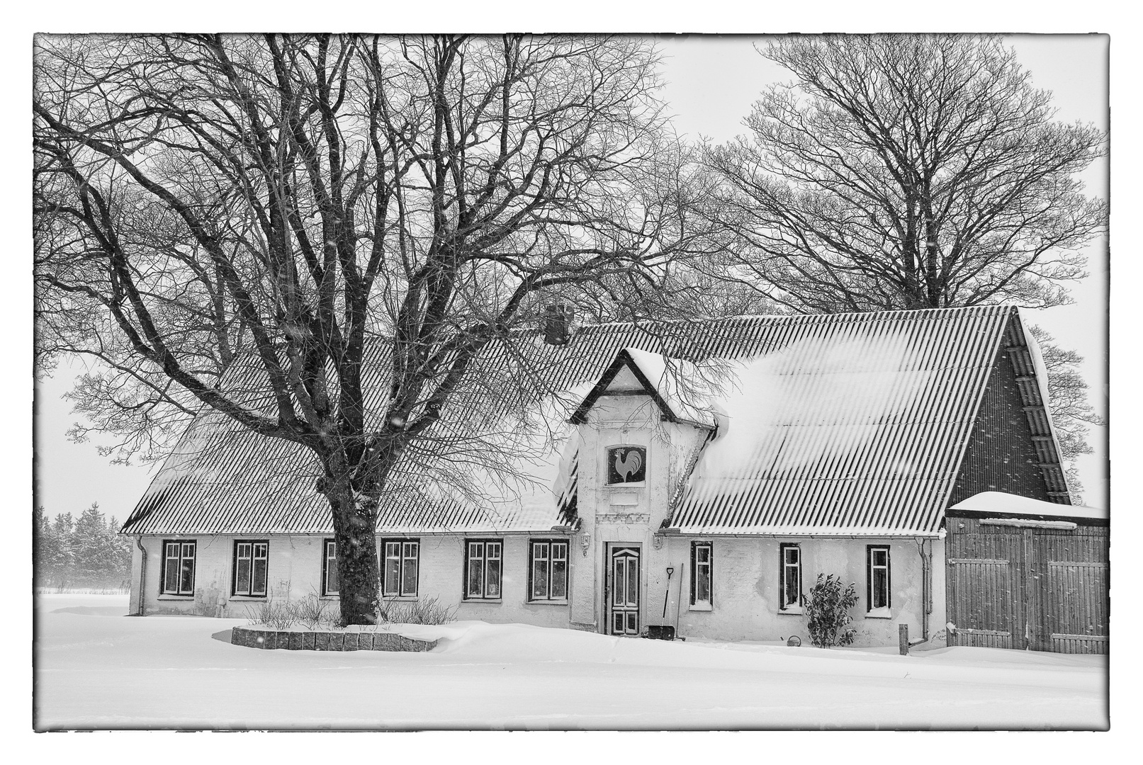 Haus im Schnee