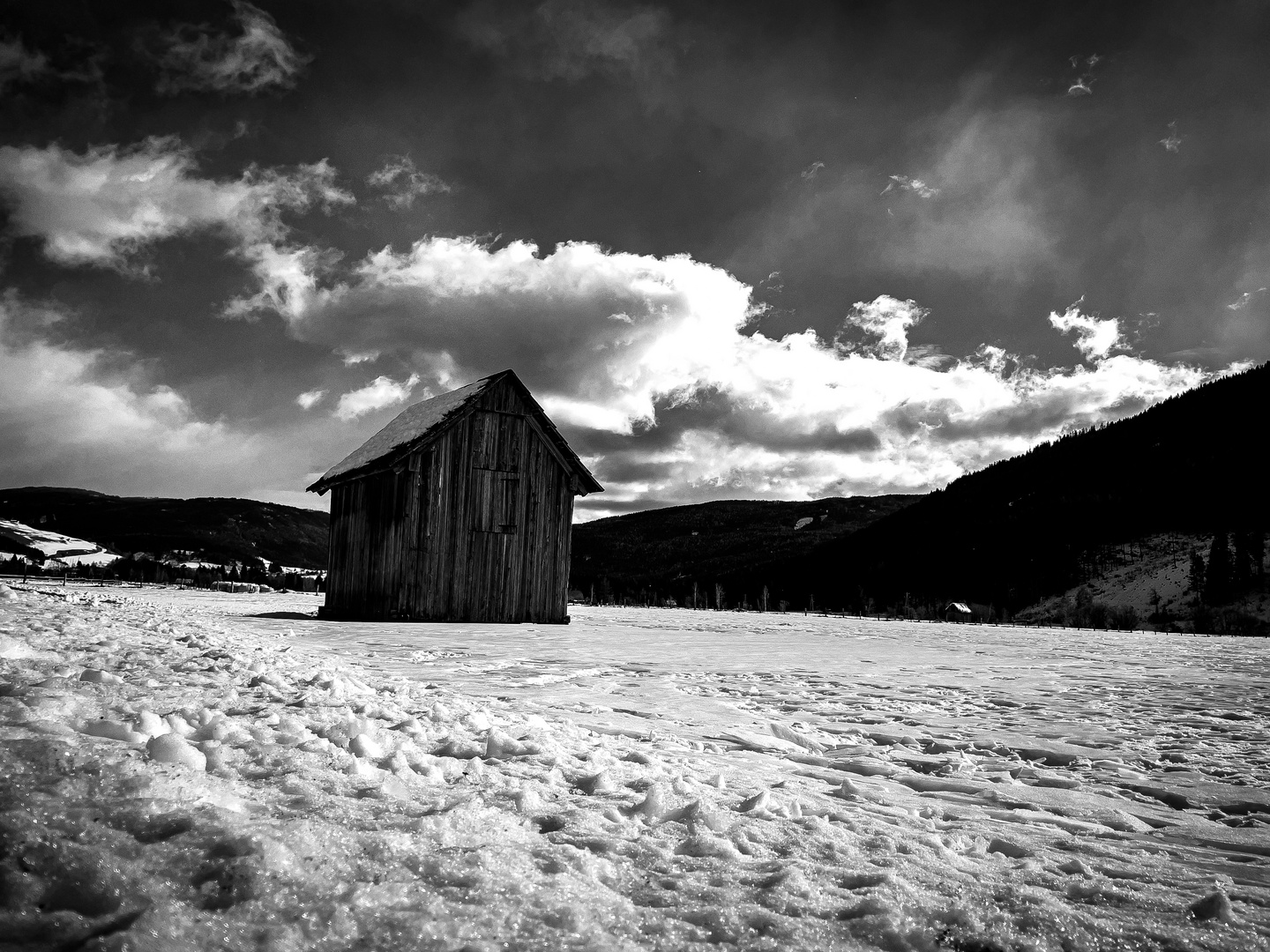 Haus im Schnee