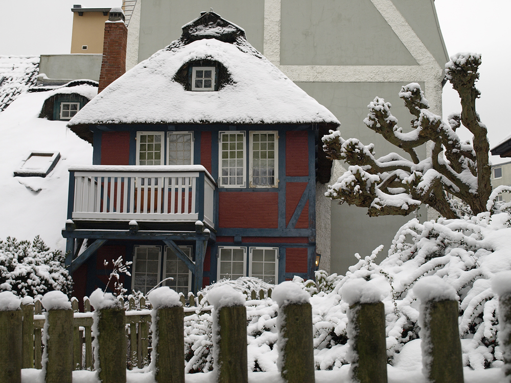 Haus im Winter 2