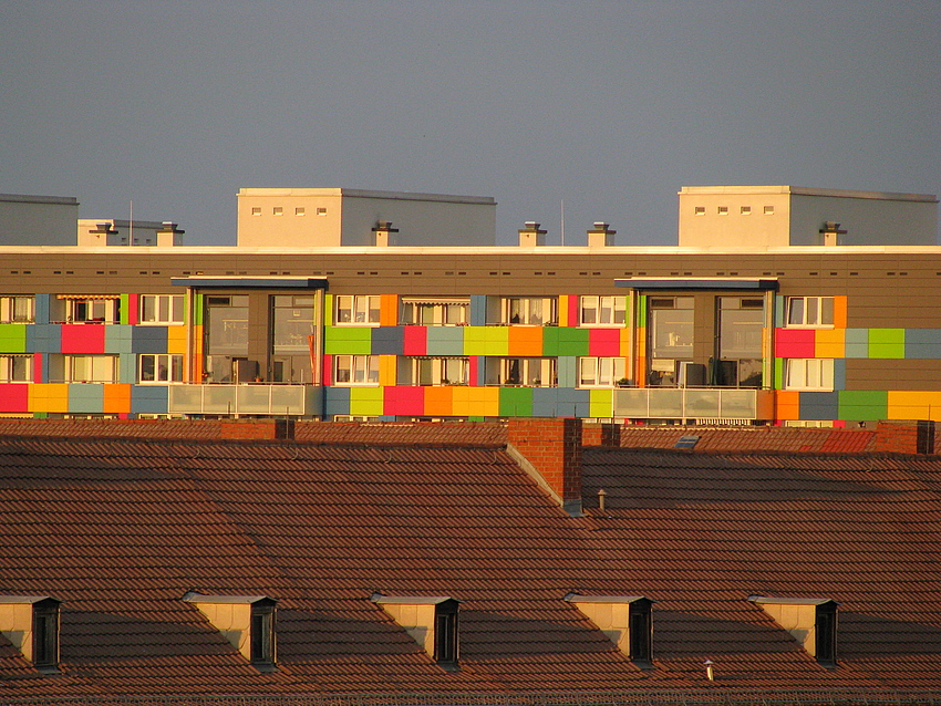 Haus (in der) Abendsonne