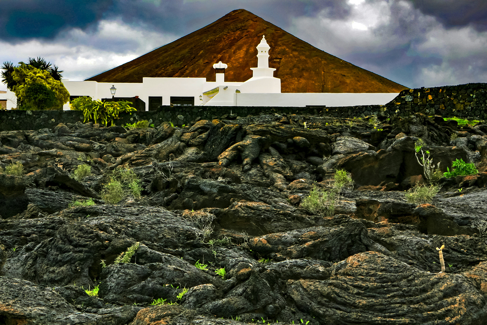 Haus in der Lava 