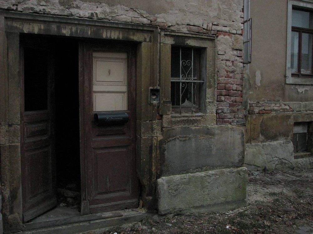 Haus in Dresden am Verfall (wie so viele)