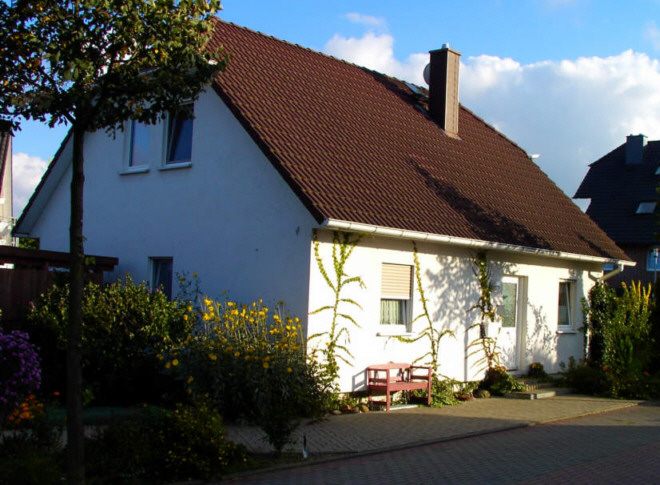 Haus in Herbststimmung