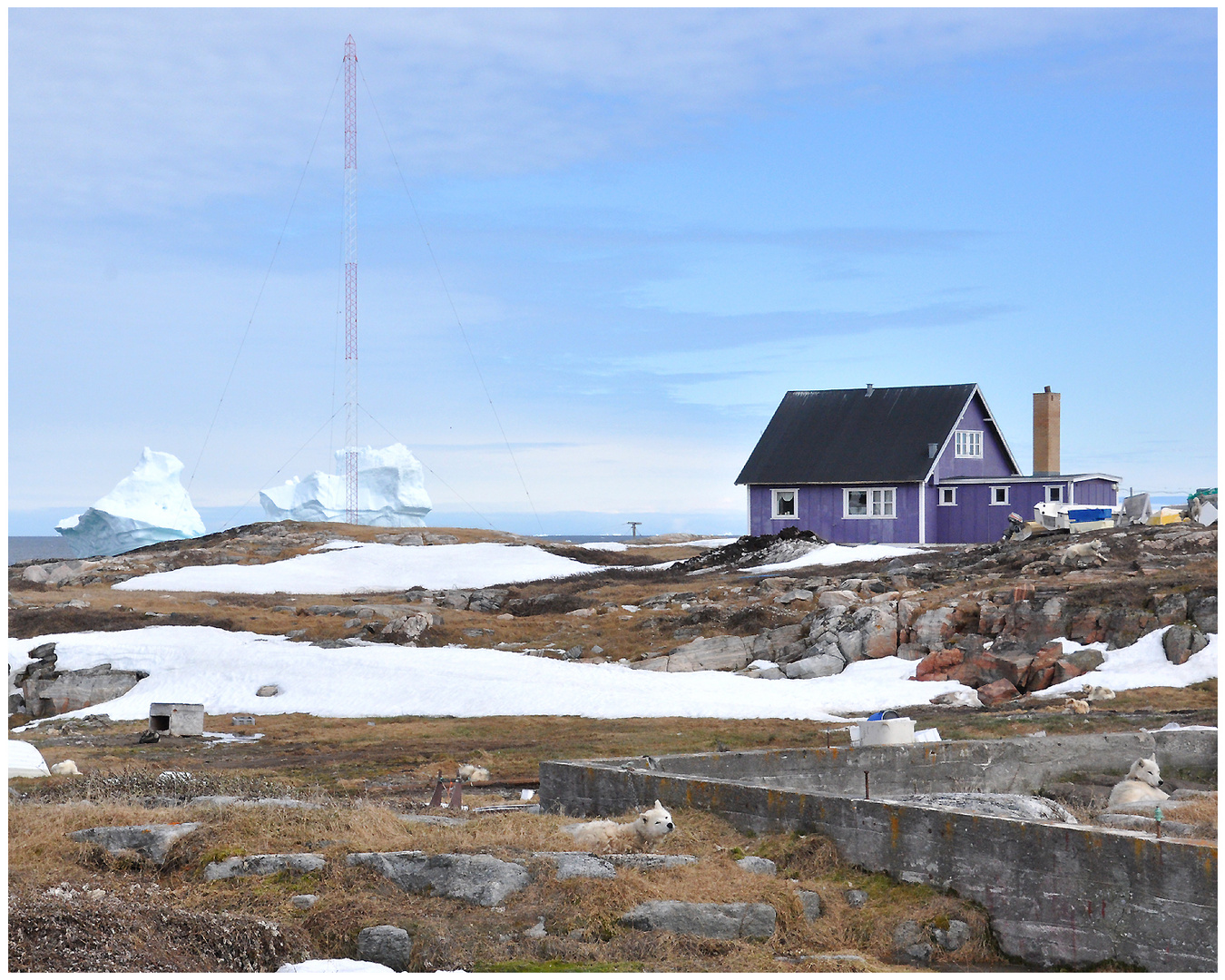 Haus in Landschaft