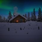 Haus in schwedischen Lappland