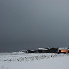 Haus in Winterlandschaft