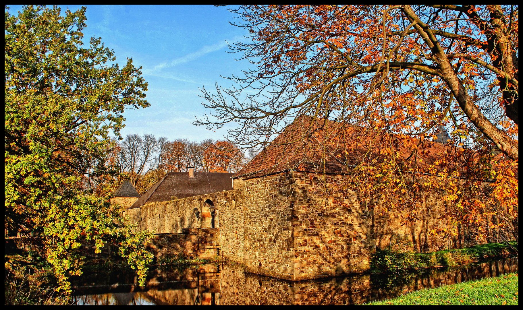 Haus Kemnade im Herbst / Maison Kemnade à l'automne