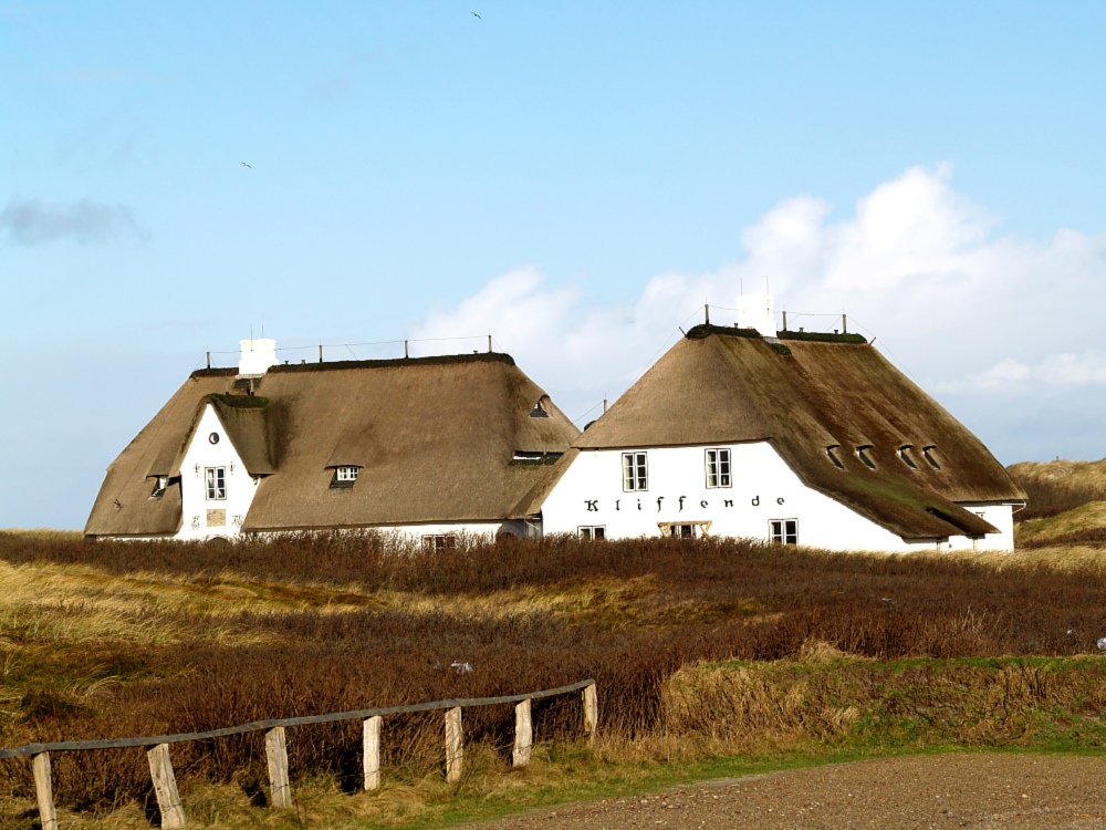 Haus Kliffende Kampen - einen Tag nach Kyrill