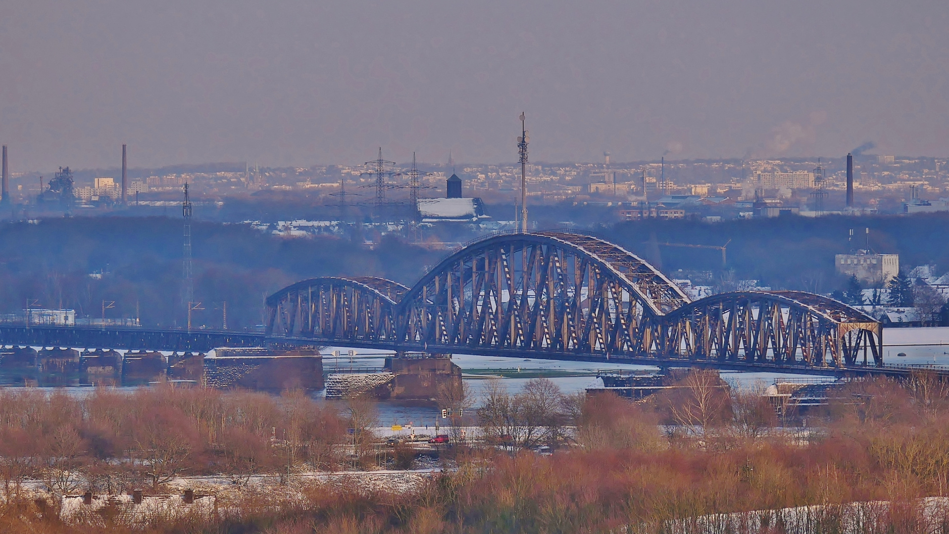 Haus-Knipp-Brücke, Eisenbahnbrücke Duisburg-Baerl