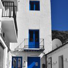 Haus mit Blau