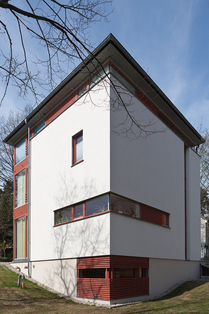 Haus mit Eckfenster