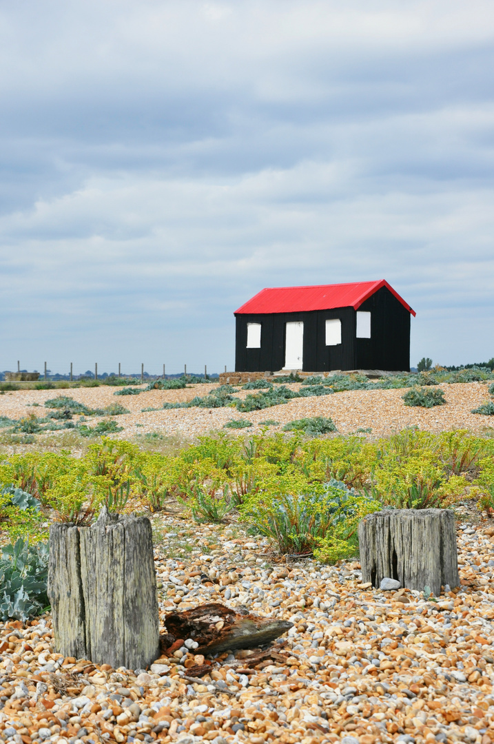 Haus Mit Rotem Dach Rye Harbour Foto Bild Red Rot Meer Bilder Auf Fotocommunity