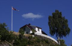 Haus mit Wolke