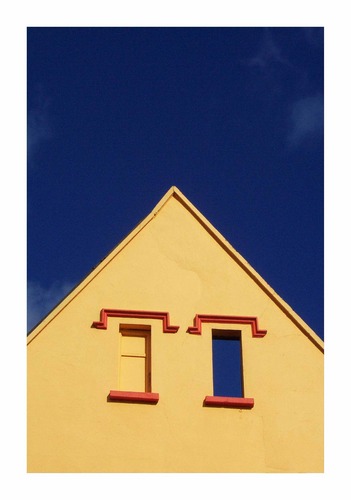 Haus "mit/ohne" Fenster