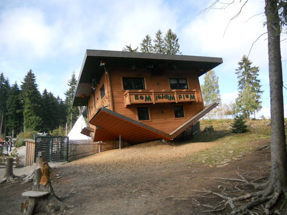 Haus Steht Kopf Foto Bild Sonstiges Natur Und Technik Natur